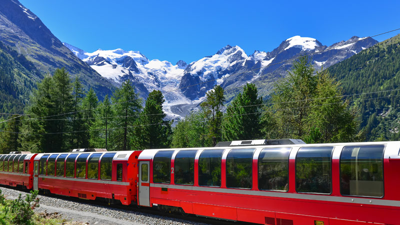Lago Maggiore med Bernina Expresss